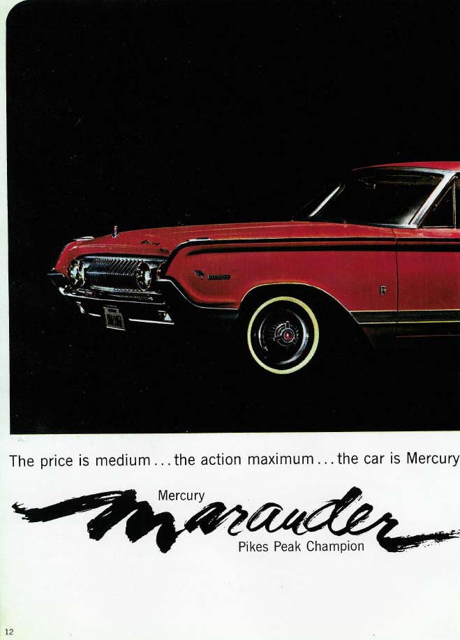 1964 Mercury Full-Size Brochure Page 10
